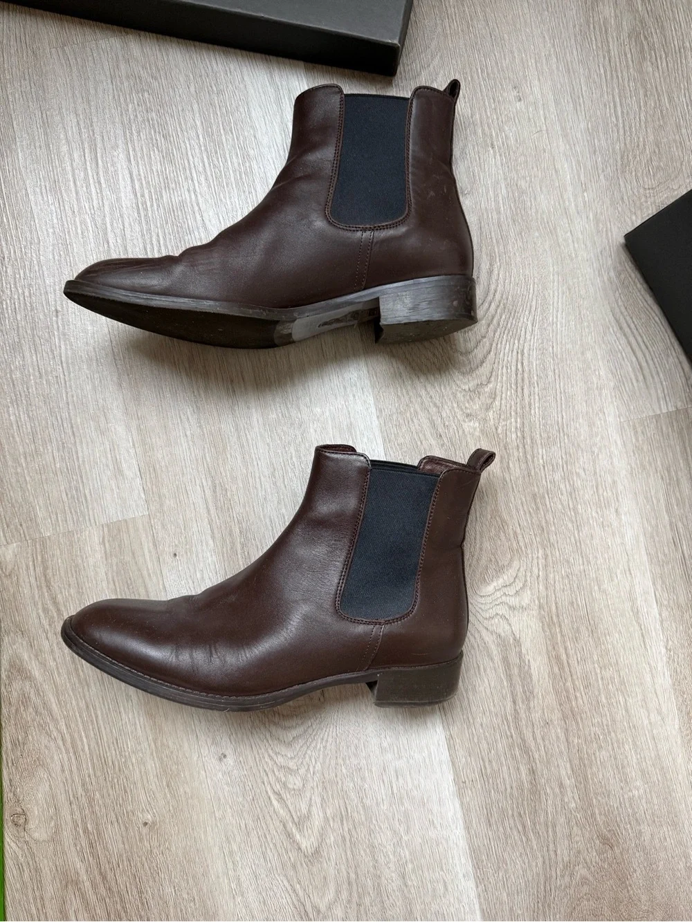 J. Crew Women’s Dark Brown Leather Chelsea Boots